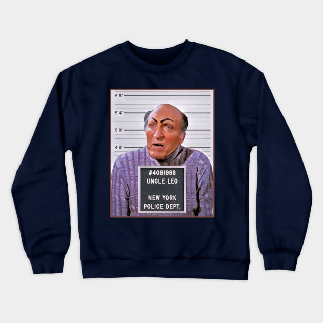 Uncle Leo Mugshot Crewneck Sweatshirt by ModernPop